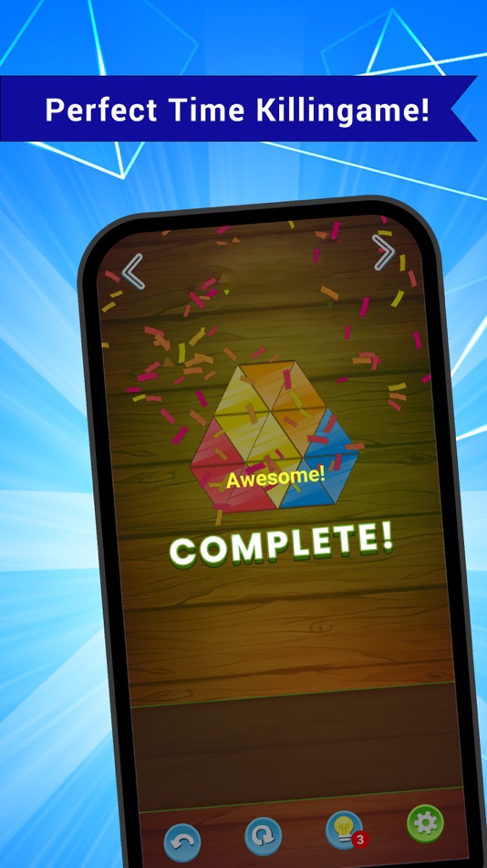 #4. Tri Block Puzzle:Tangram (iOS) Podle: Mayur Laxmanbhai Patel