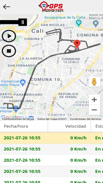 GPS Monster Screenshot
