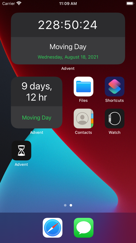 #4. Advent: Countdown & Reminders (iOS) 由: Alex Codrington