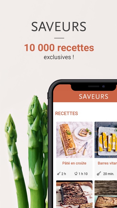 Saveurs : Recettes de Saison Screenshot