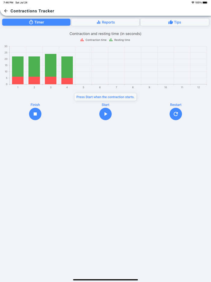 Contractions Tracker