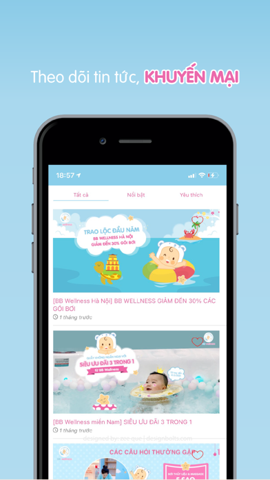 BB Wellness - Chuỗi spa cho bé Screenshot