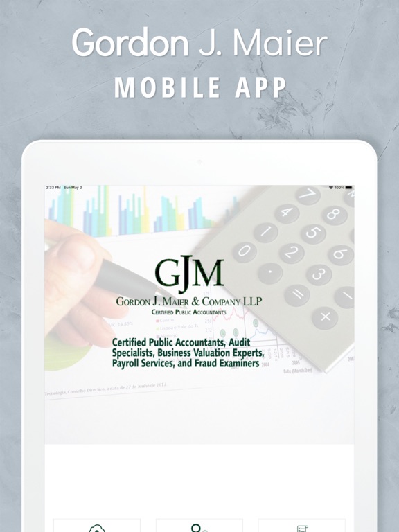 Gordon J Maier iPad screenshot 1 - Business app