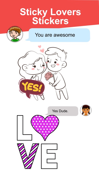 Animated Sticky Lovers screenshot-3