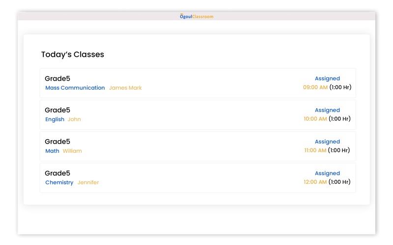 Screenshot #1 pour Ogoul Classroom