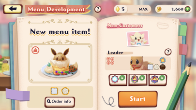 screenshot of Pokémon Café ReMix 6