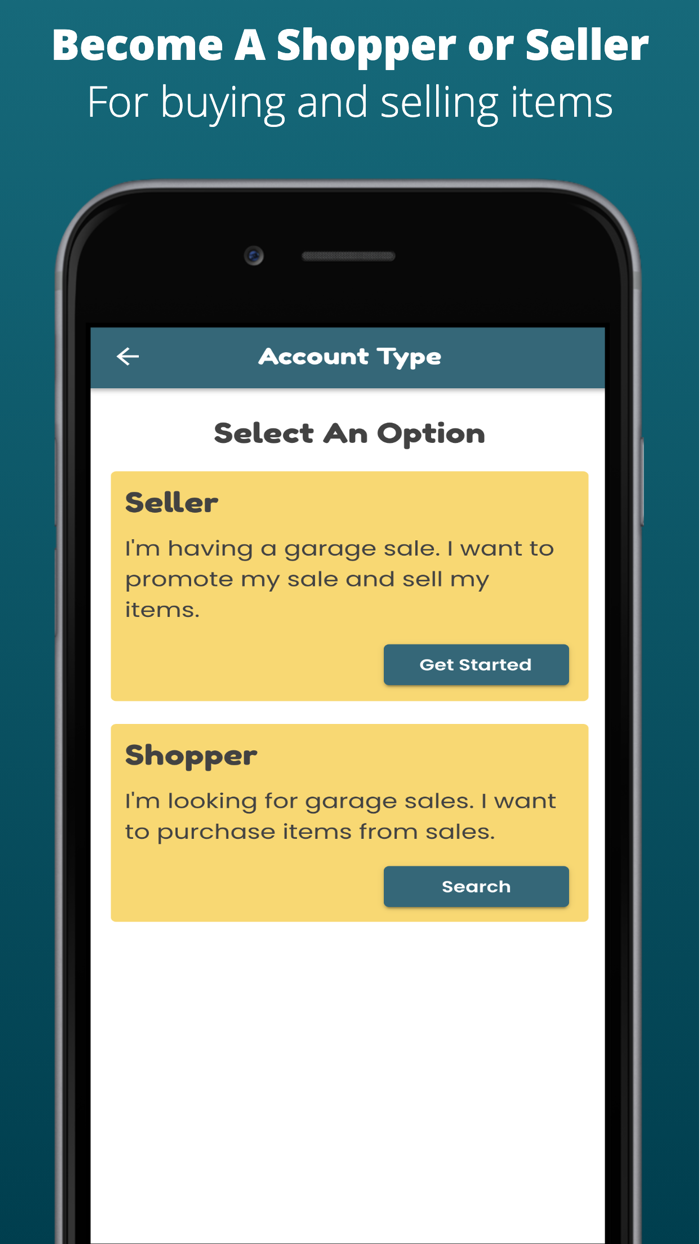 My Garage Sale App