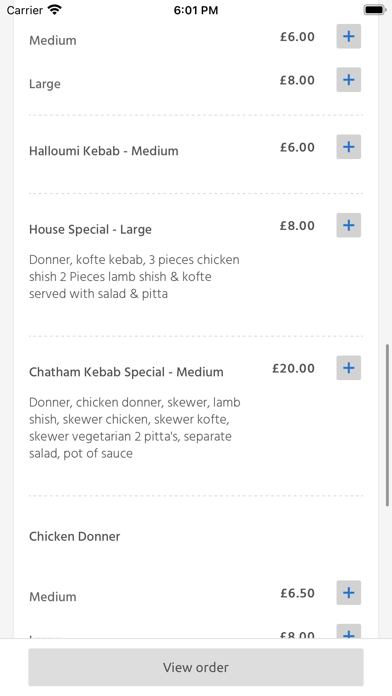 Chatham Kebab House, Kent Screenshot