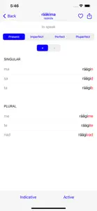 Estonian Verbs screenshot #1 for iPhone