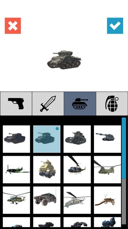 Gun Sword Tank for drawing