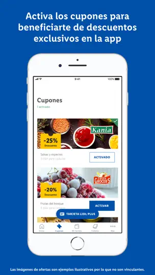 Captura de pantalla de Lidl Plus en iPhone 3