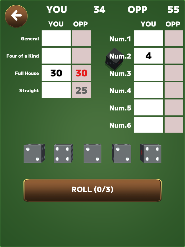 General  Dice Game
