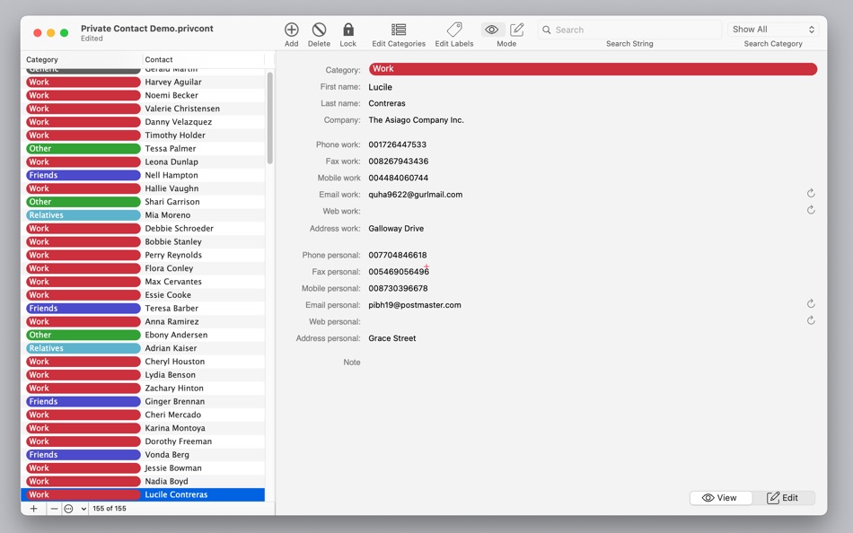 #5. Private Contact (macOS) 由: Roberto Panetta