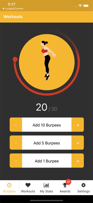 Burpees apple watch top