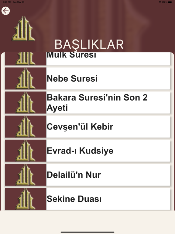 Screenshot #6 pour Büyük Cevşen ve Meali