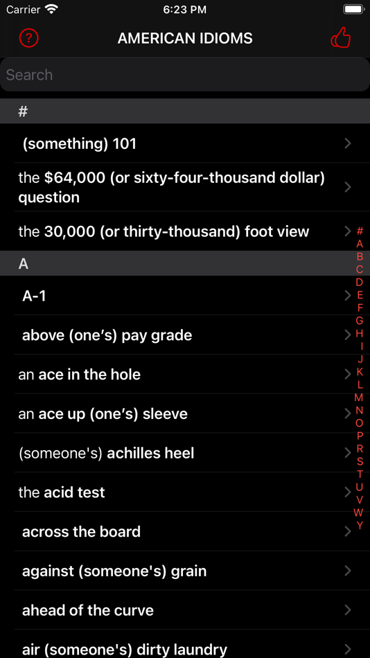 #1. American Idioms (iOS) 由: Jack Bennett