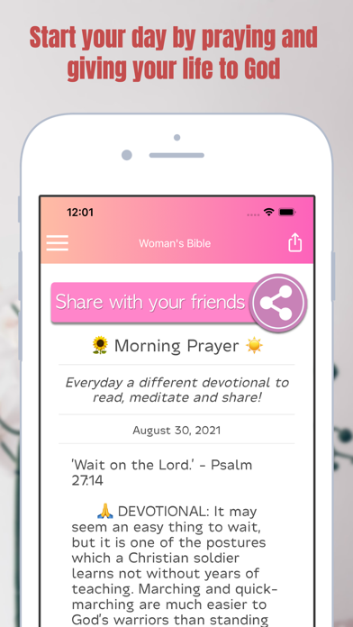 Women's Bible with Devotional Screenshot