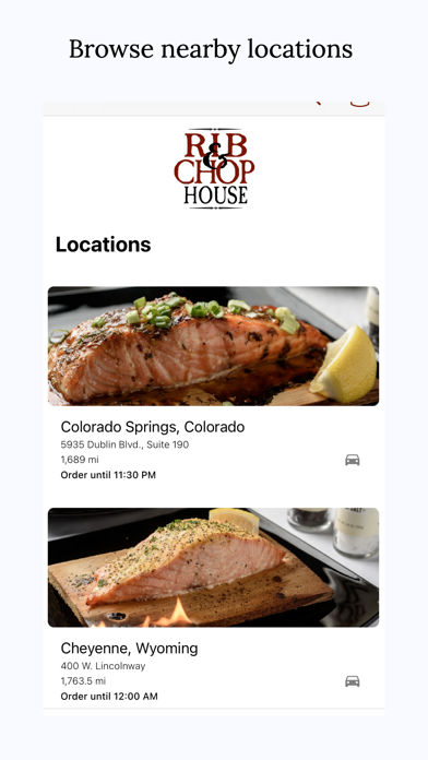 Rib & Chophouse Screenshot