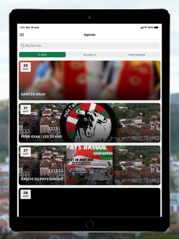 Hasparren iPad screenshot 4 - News app
