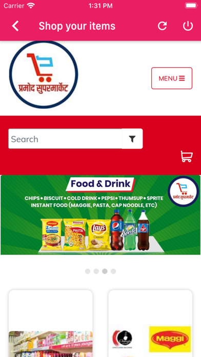 Screenshot #1 pour Pramod Supermarket