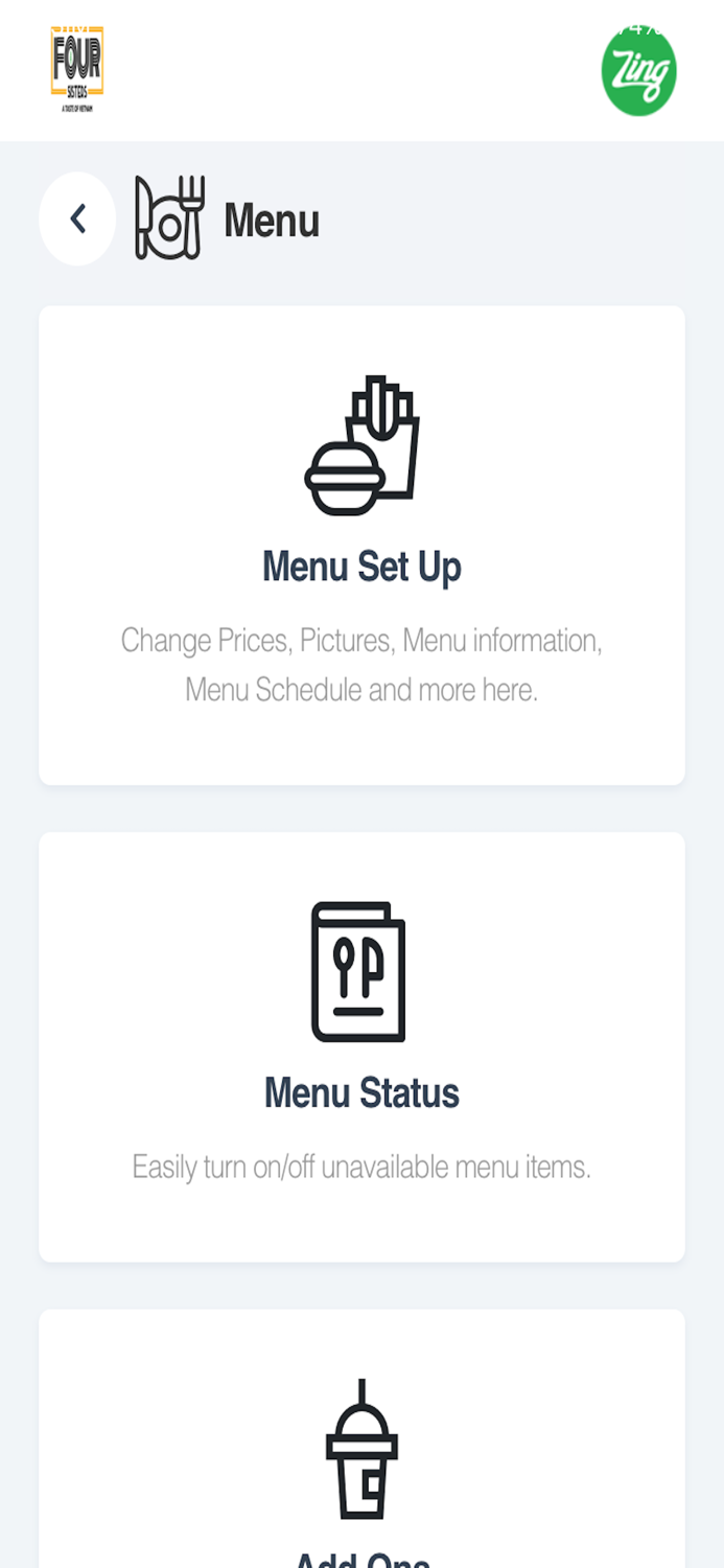 Zing For Restaurants