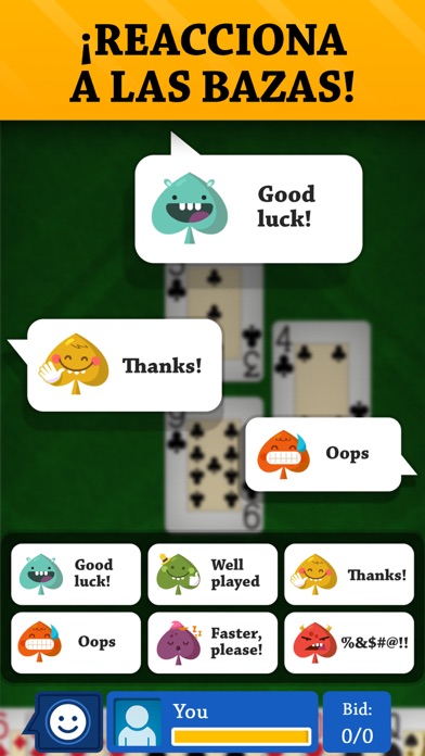 Spades En Línea Juego de Carta