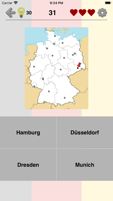 German States - Geography Quiz Screenshot
