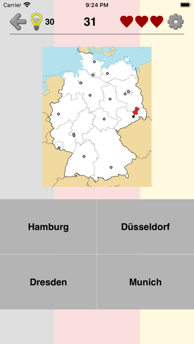 German States - Geography Quizのおすすめ画像6