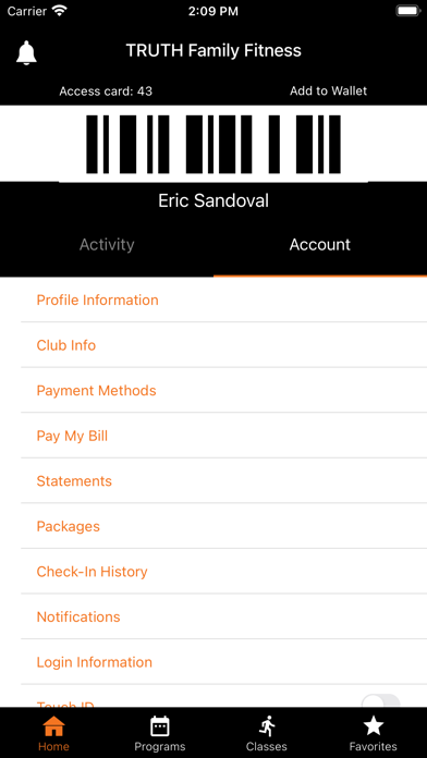 TRUTH Family Fitness Screenshot