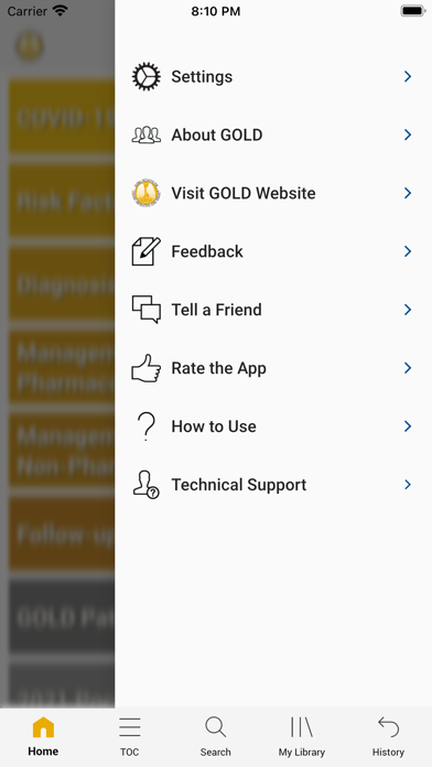 GOLD 2021 Pocket Guide Screenshot