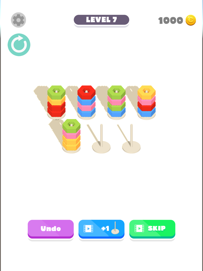 Hoop Puzzle - Sort them all