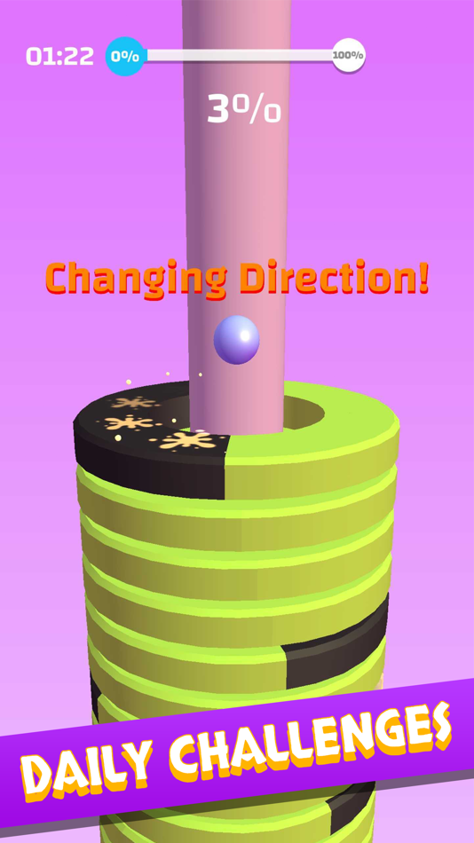 #4. Helix Stack Jump: Fun 3D Games (iOS) 来自: Kooapps