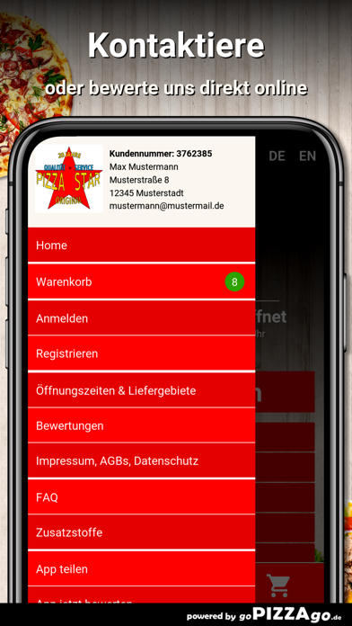 Pizza Star Offenbach Screenshot