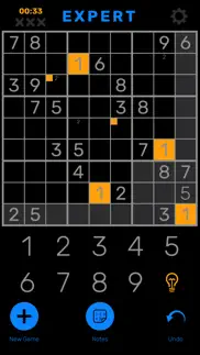 sudoku (classic puzzle game) iphone screenshot 2