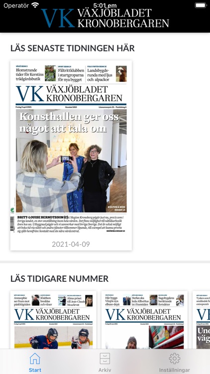 Växjöbladet Kronobergaren