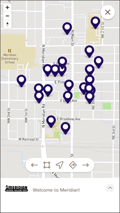 Meridian Historic Tour Screenshot
