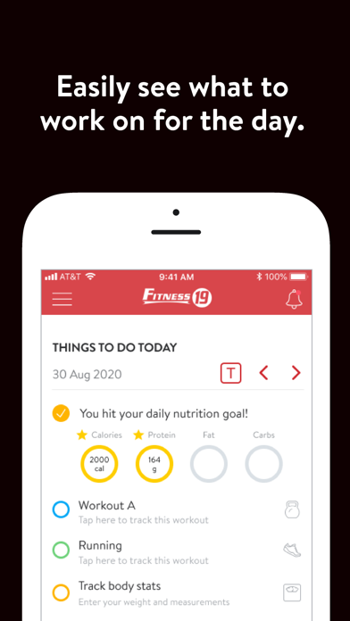 Fitness 19 Screenshot