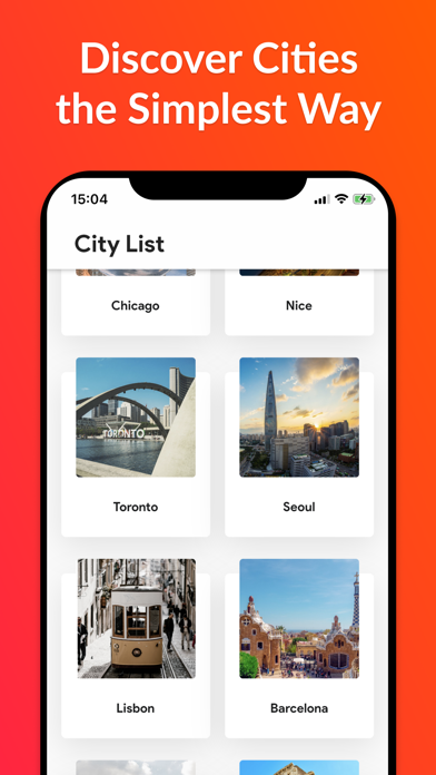 City Discover & Travel Tracker Screenshot