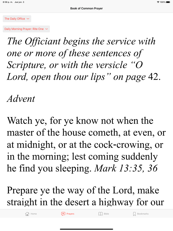 The Book of Common Prayer