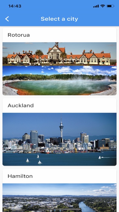 NZ Travel Mate Screenshot