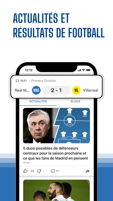 Screenshot #2 pour Real Live – app de football