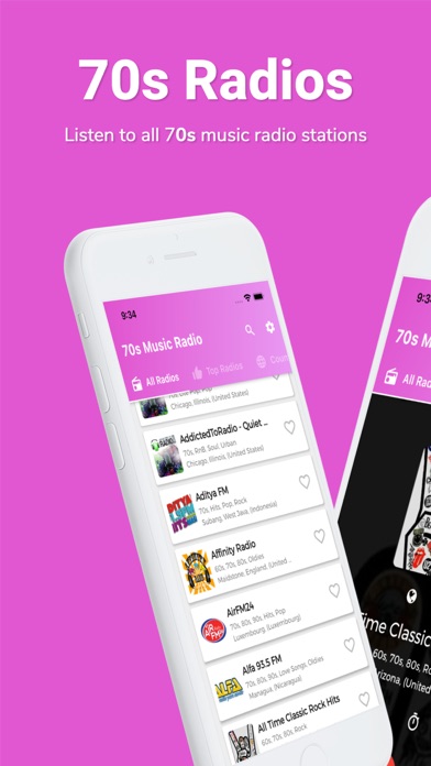 70s Radio - 70s Music Screenshot