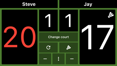 Simple Badminton Scoreboard Screenshot