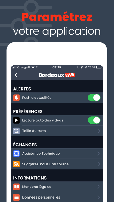 Bordeaux Live Screenshot