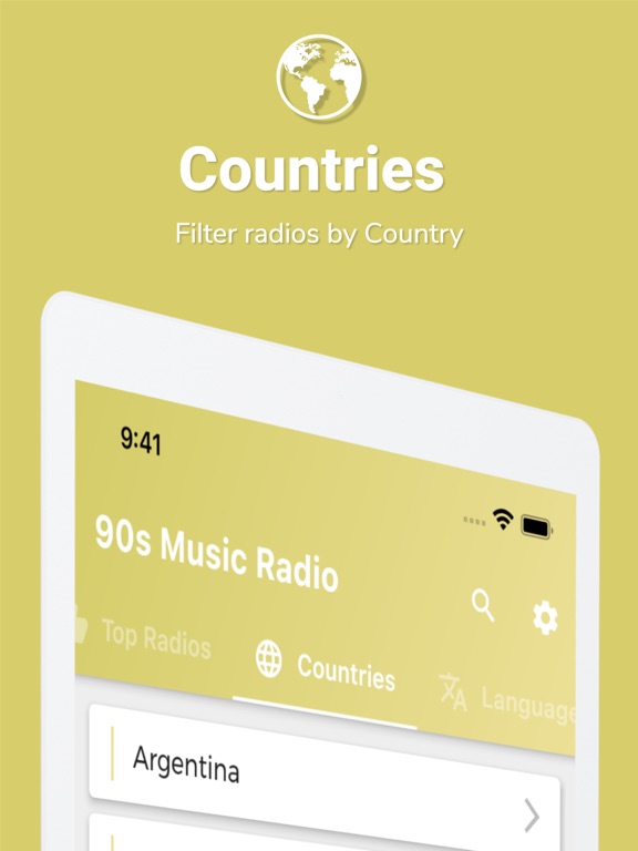90s Music - 90s Radio iPad screenshot 5 - Music app