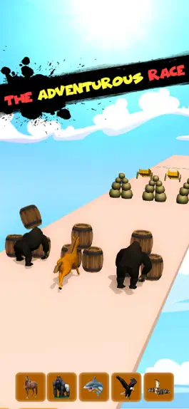 Game screenshot Эпический рывок с животными 3D mod apk