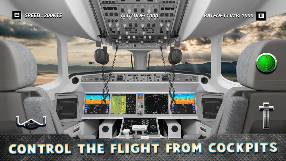 #4. Real Airplane Simulator (iOS) Podle: Manoj Kumar