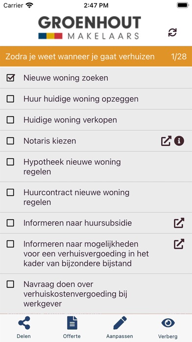 Groenhout Makelaars Groningen Screenshot