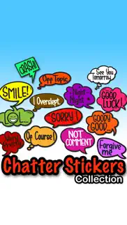 chatter stickers collection iphone screenshot 1