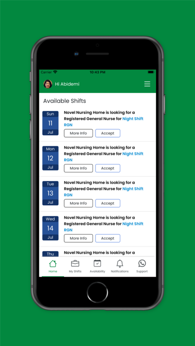 Hillside Care Services Screenshot